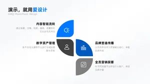 并列关系4项PPT内容页