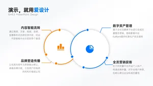 总分关系4项PPT内容页