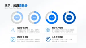 并列关系4项PPT内容页