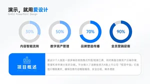 并列关系4项PPT内容页