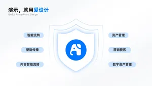 总分关系6项PPT内容页