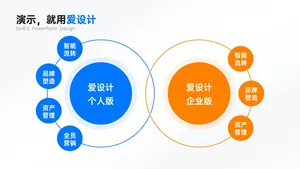 对比关系6项PPT内容页