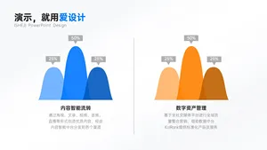 并列关系2项PPT内容页