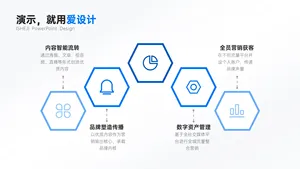并列关系4项PPT内容页