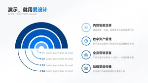 并列关系4项PPT内容页