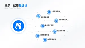 总分关系更多项PPT内容页