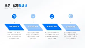 并列关系4项PPT内容页