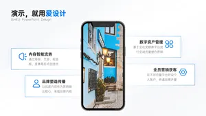 并列关系4项PPT内容页