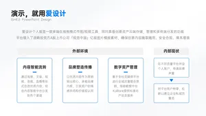 并列关系4项PPT内容页