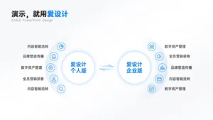 对比关系2项PPT内容页