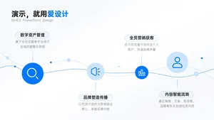 并列关系4项PPT内容页