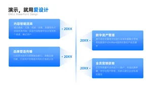 并列关系4项时间轴PPT内容页