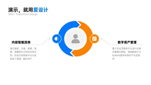 对比关系2项PPT内容页