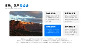 并列关系4项PPT内容页