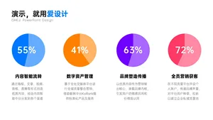 并列关系4项PPT内容页