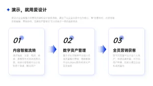 递进关系3项PPT内容页