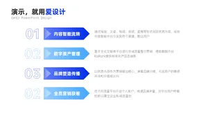 并列关系4项PPT内容页