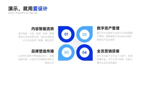 并列关系4项PPT内容页