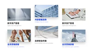 并列关系6项PPT内容页