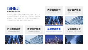 总分关系6项PPT内容页