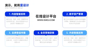 总分关系5项PPT内容页