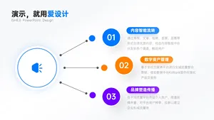 总分关系3项PPT内容页