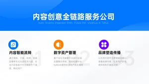 总分关系3项PPT内容页