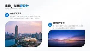并列关系2项PPT内容页