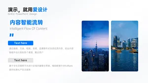 并列关系2项PPT内容页