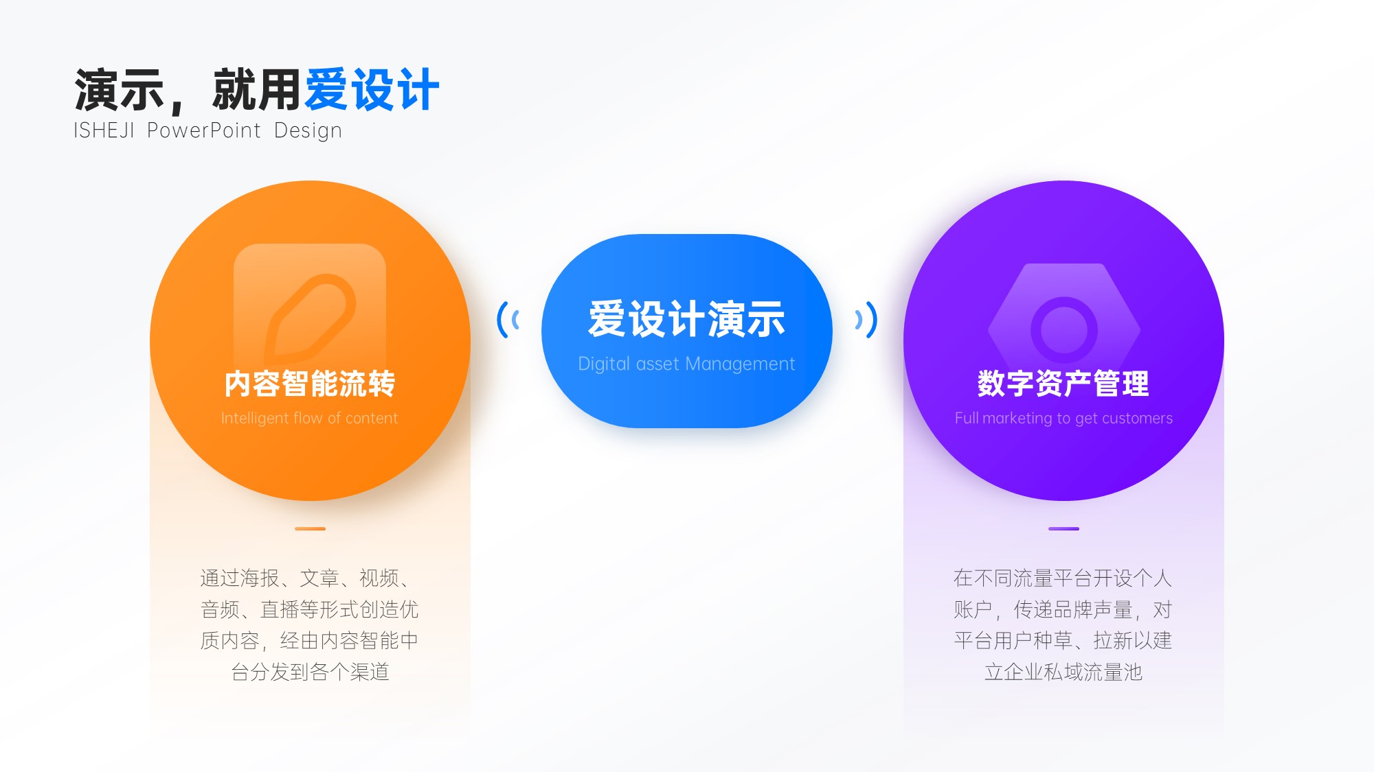 对比关系2项PPT内容页