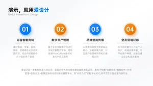 并列关系4项PPT内容页