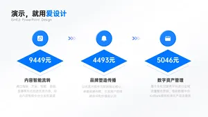 并列关系3项PPT内容页