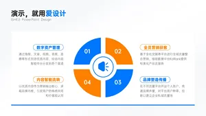 并列关系4项PPT内容页