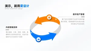 对比关系2项PPT内容页