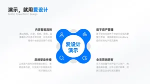并列关系4项PPT内容页
