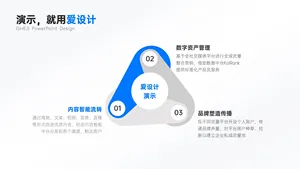 循环关系3项PPT内容页