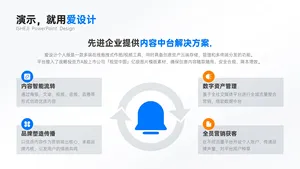 并列关系4项PPT内容页
