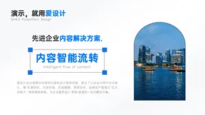 并列关系1项PPT内容页