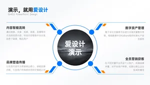 并列关系4项PPT内容页