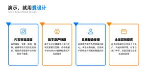 并列关系4项PPT内容页