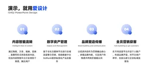 并列关系4项PPT内容页