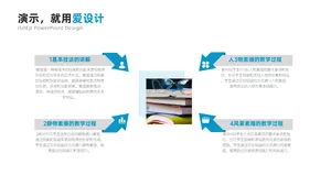 并列关系4项PPT内容