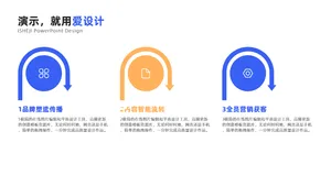 并列关系3项PPT内容页