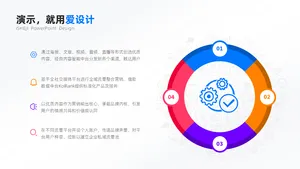 并列关系4项PPT内容页