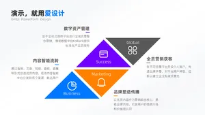 并列关系4项PPT内容页
