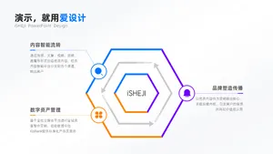循环关系3项PPT内容页