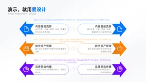 对比关系6项PPT内容页