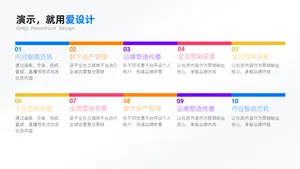 并列关系多项PPT内容页