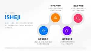 递进关系4项PPT内容页