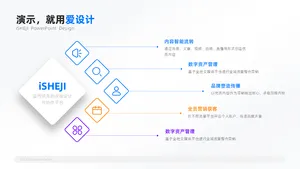 总分关系5项PPT内容页